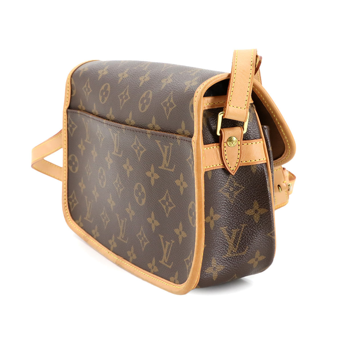 Monogram Sologne Shoulder Bag Brown M42250 Purse