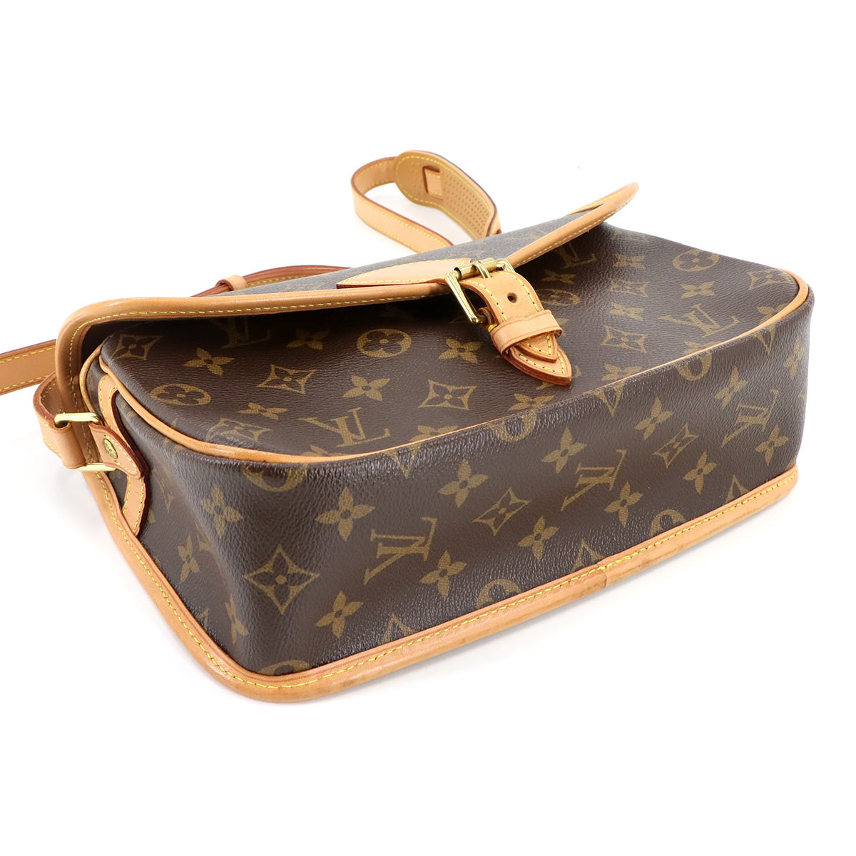 Monogram Sologne Shoulder Bag Brown M42250 Purse