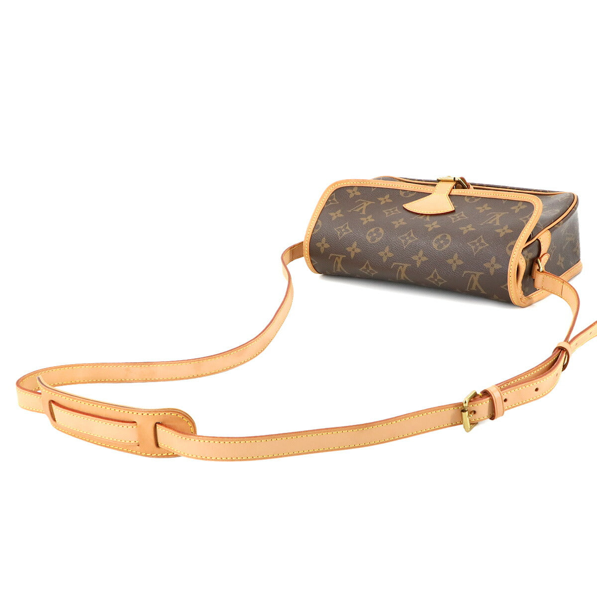 Monogram Sologne Shoulder Bag Brown M42250 Purse