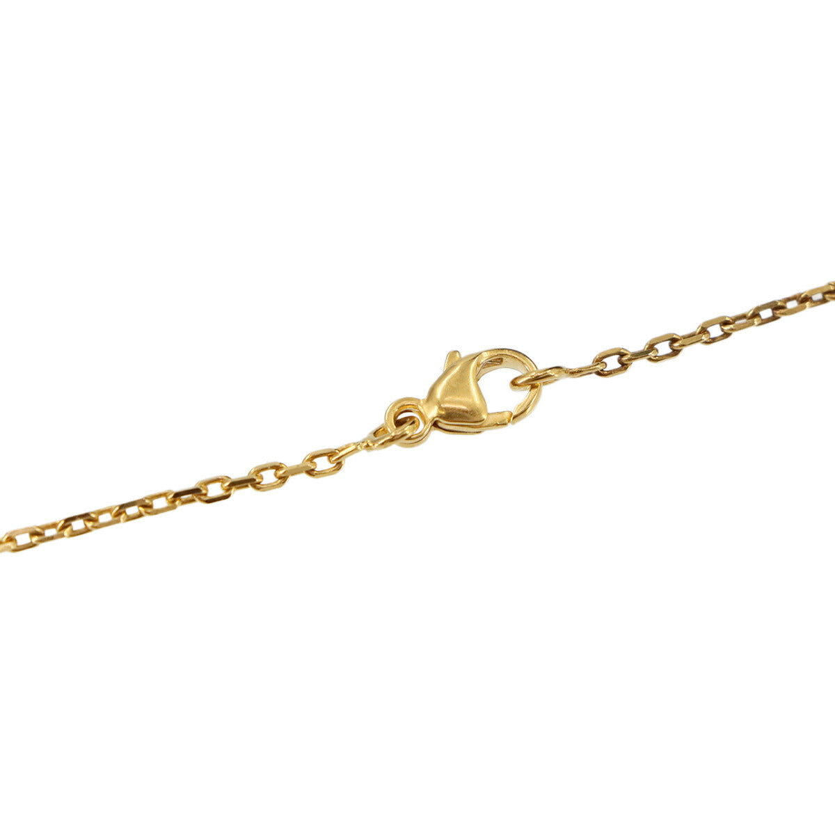 Pop H Chain Necklace Orange graffiti Gold Accessory