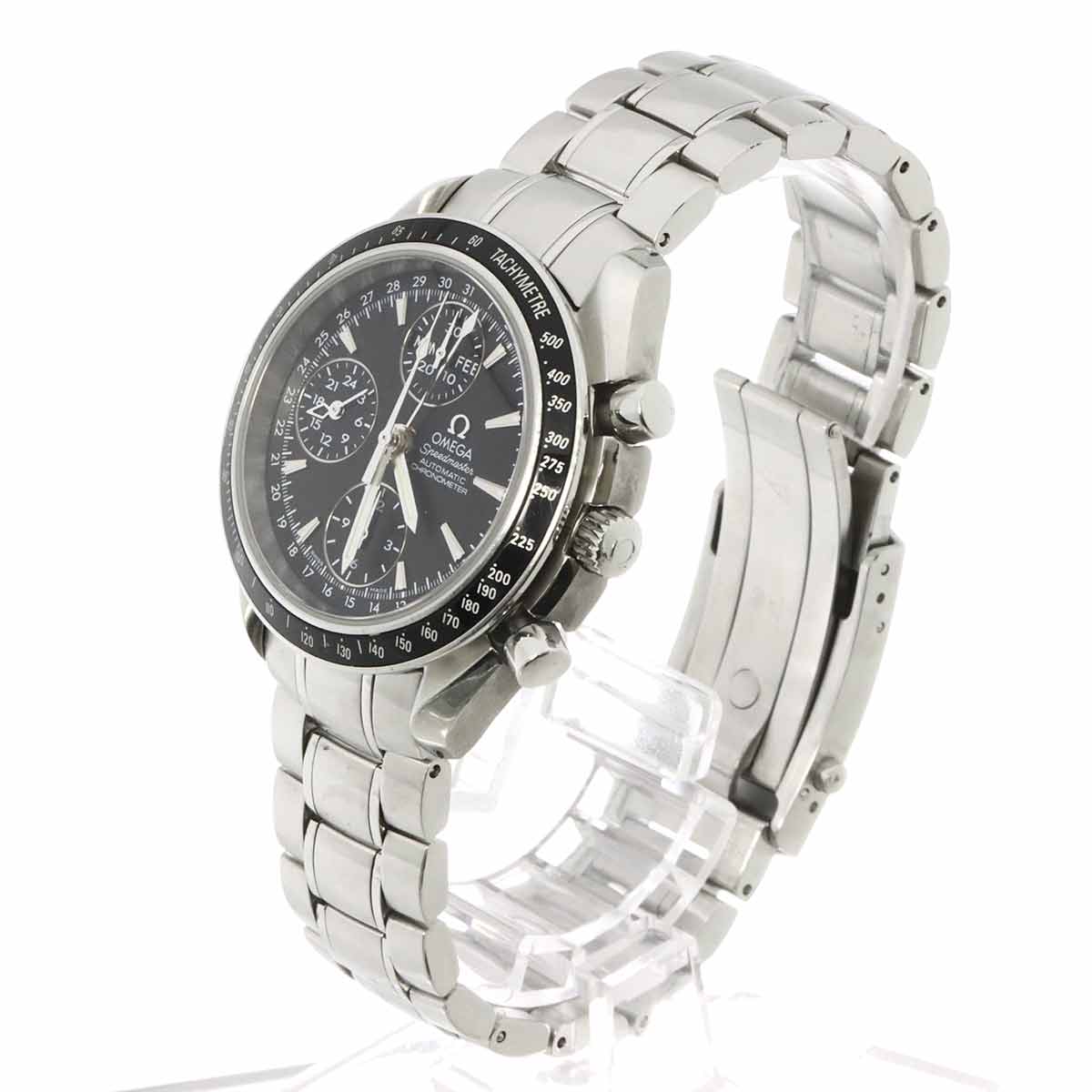 Speedmaster Triple Calendar 3220 50 Automatic Black Dial Mens