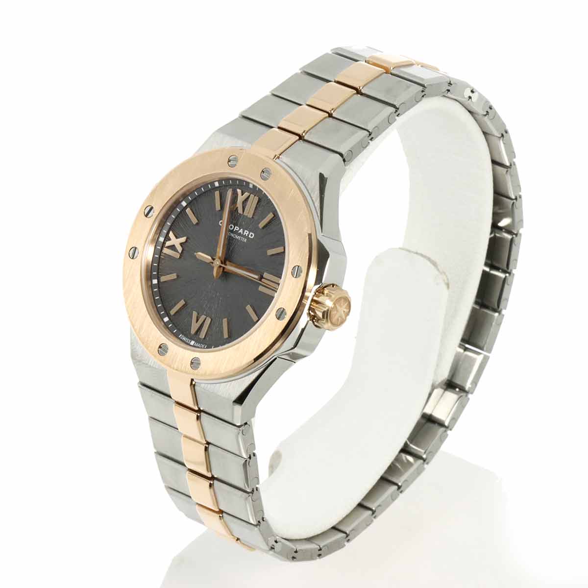 Alpine Eagle 298617 6001 K18PG Automatic Gray Dial Ladies