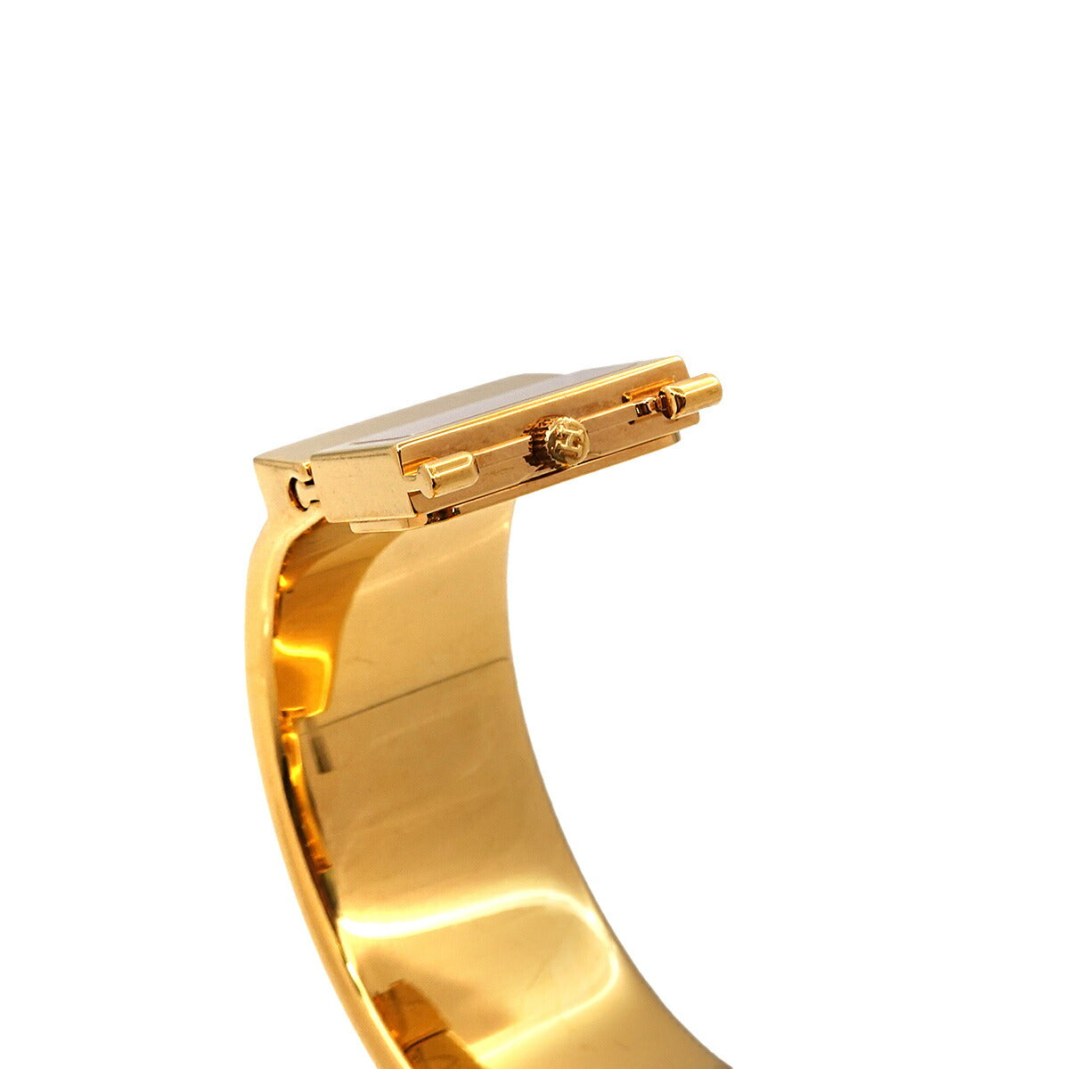 Loquet LO1.201 Quartz Gold Dial Ladies Bngle Watch
