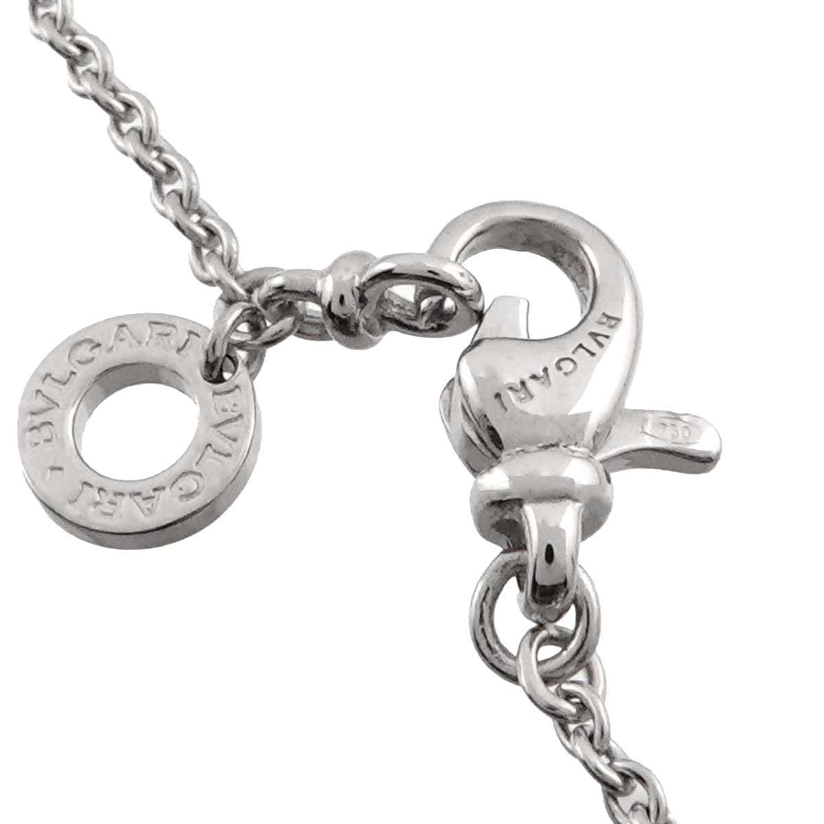 Cross Necklace 18K White Gold 750