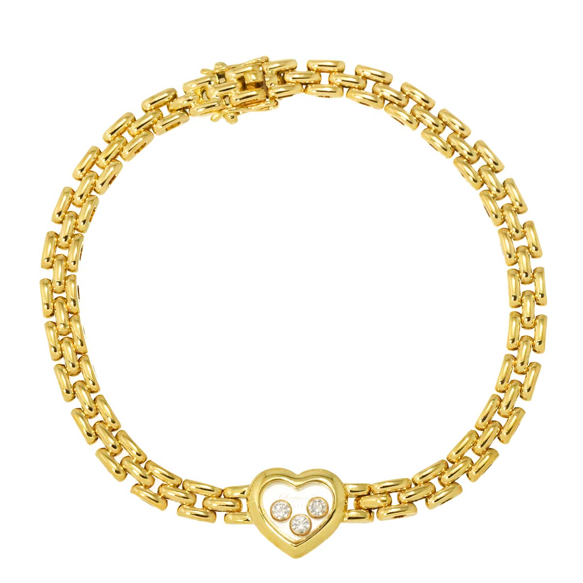 Happy Diamond Bracelet 18K YG Yellow Gold 750