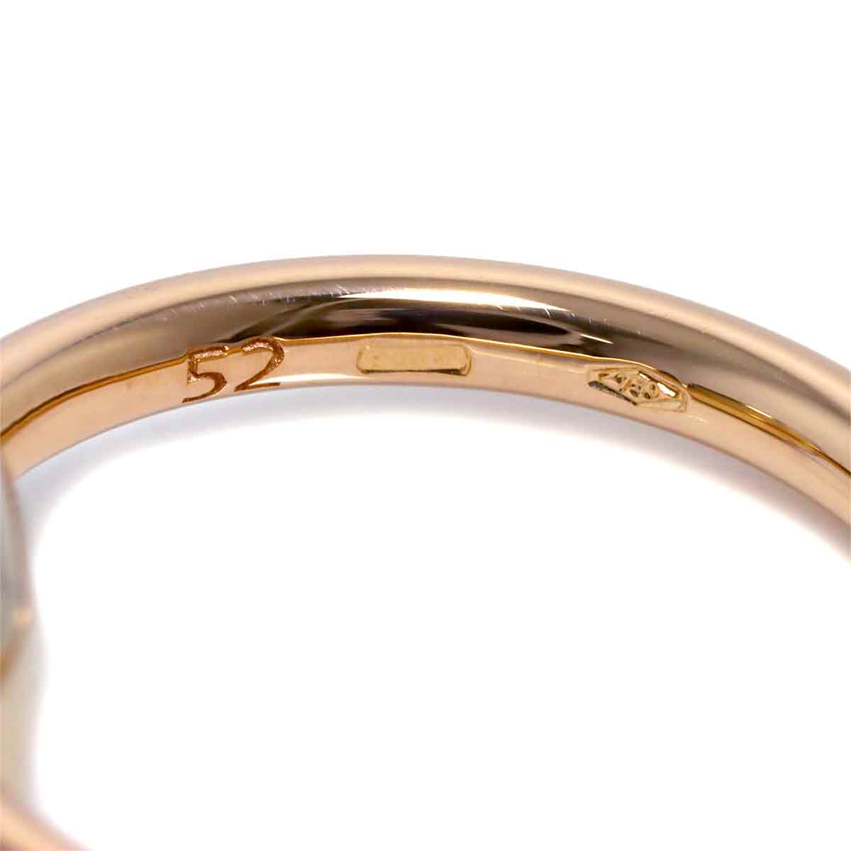 Amethyst Petit Ring 18K PG WG 750 size52 6(US)