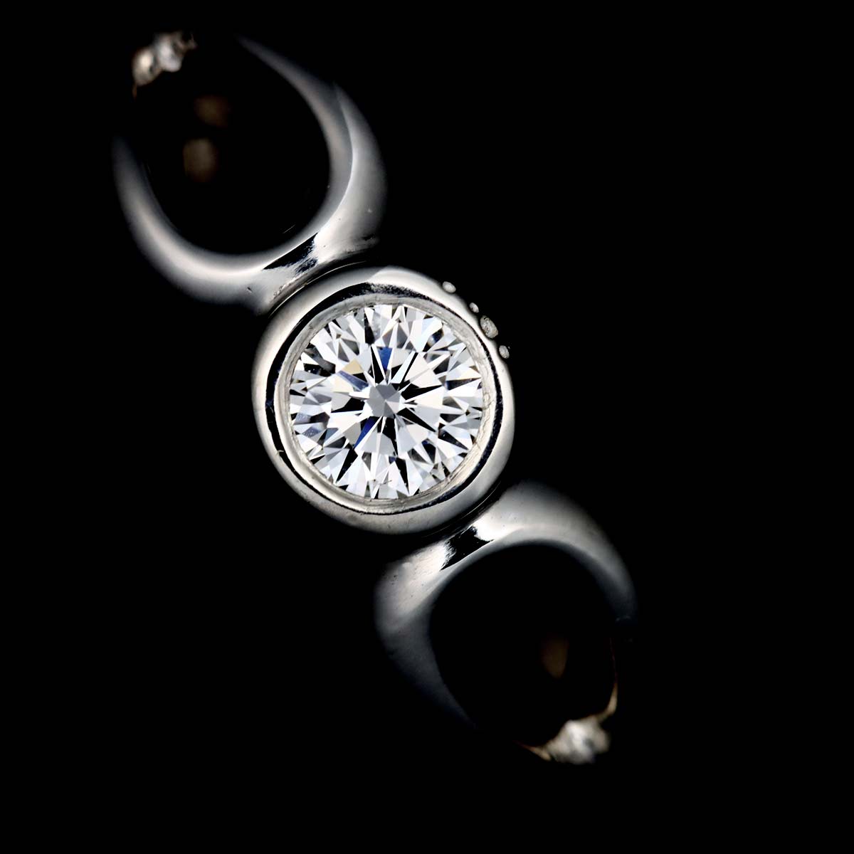 Teardrop Diamond Ring Platinum size6-6.25(US)