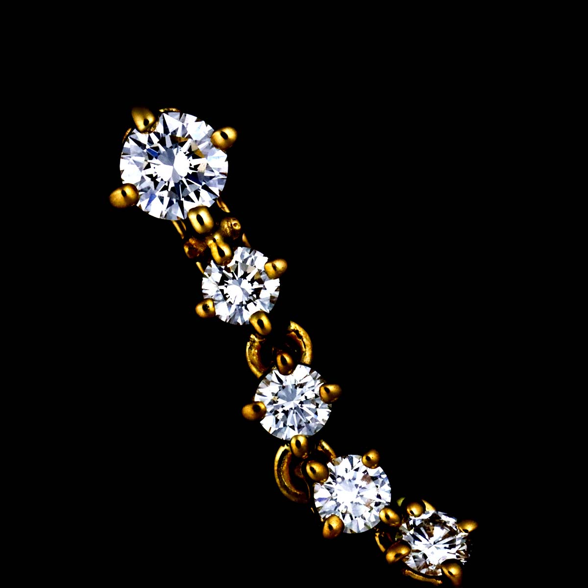 South Sea pearl Diamond 0.24ct Pendant Top 18K YG 750