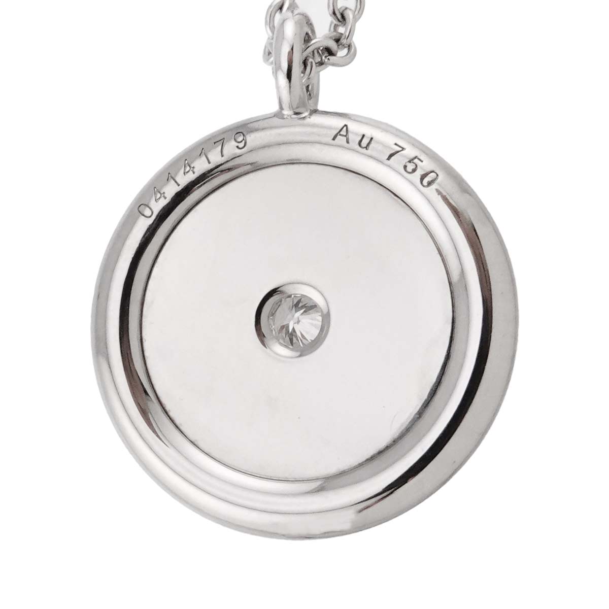 Sellier Diamond Necklace 18K White Gold 750