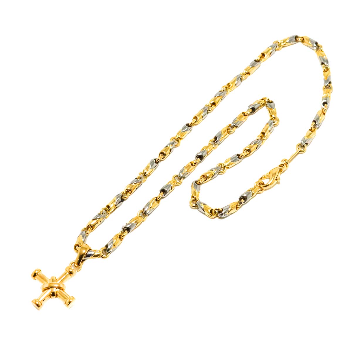 Cross Necklace 18K Yellow Gold 750 SS