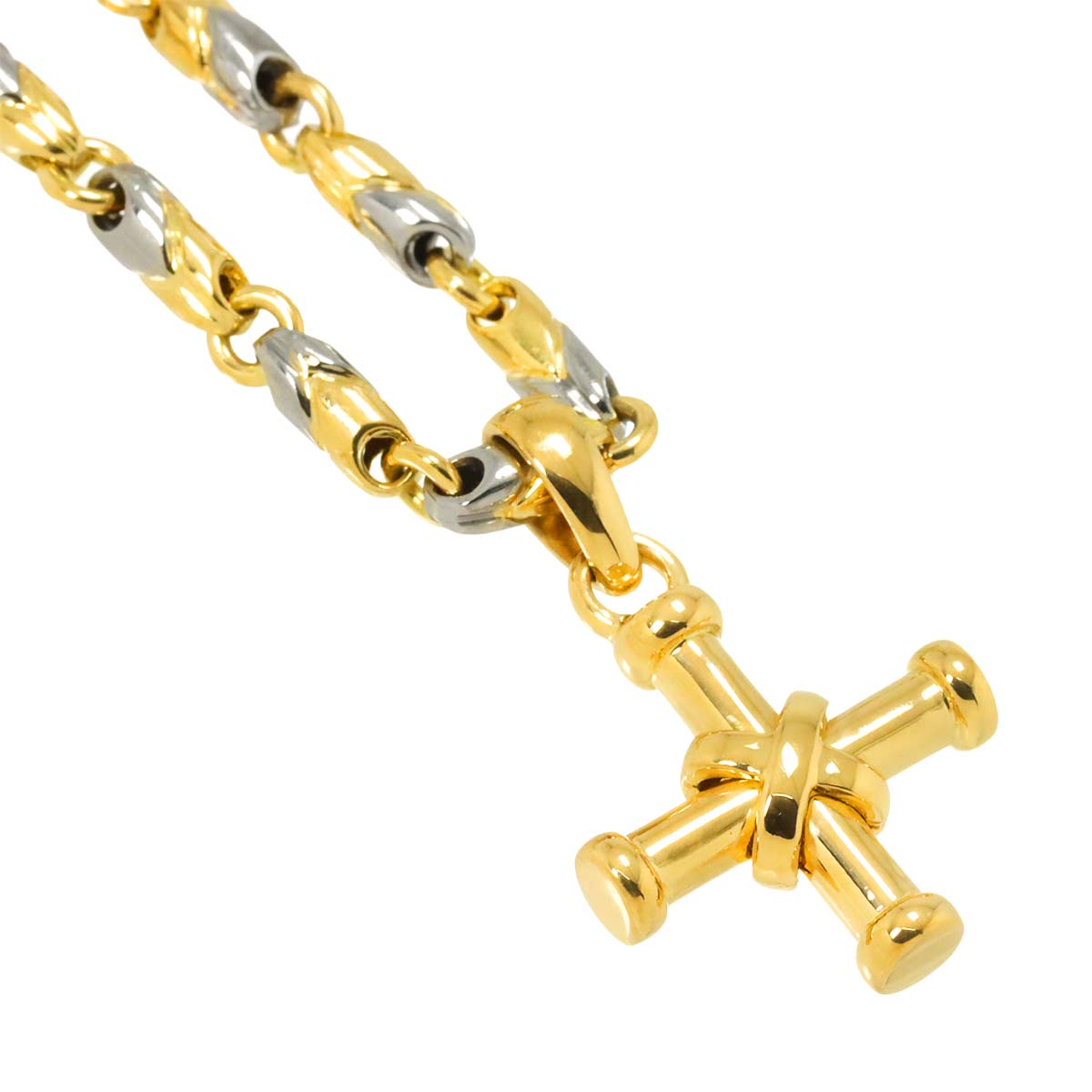 Cross Necklace 18K Yellow Gold 750 SS