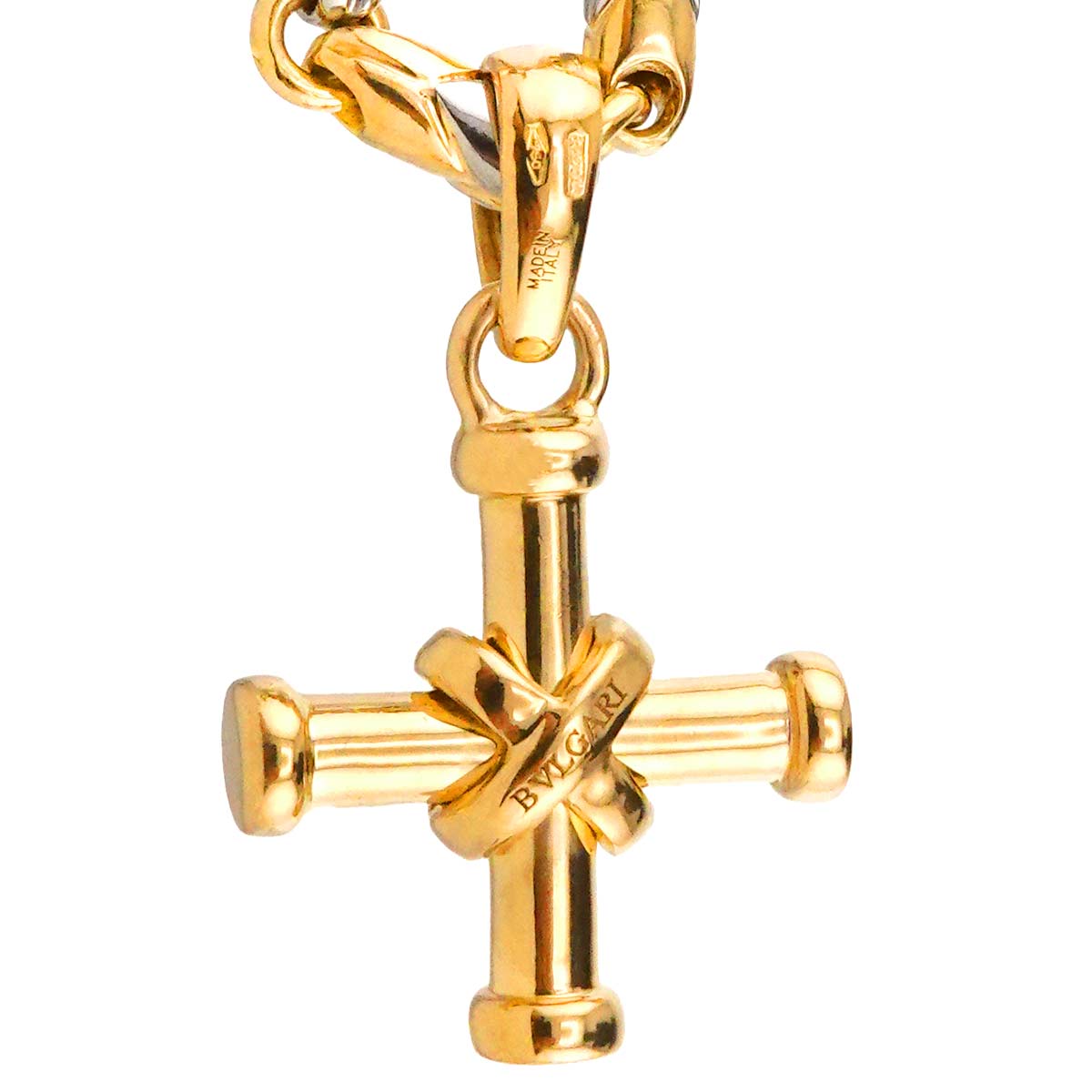 Cross Necklace 18K Yellow Gold 750 SS