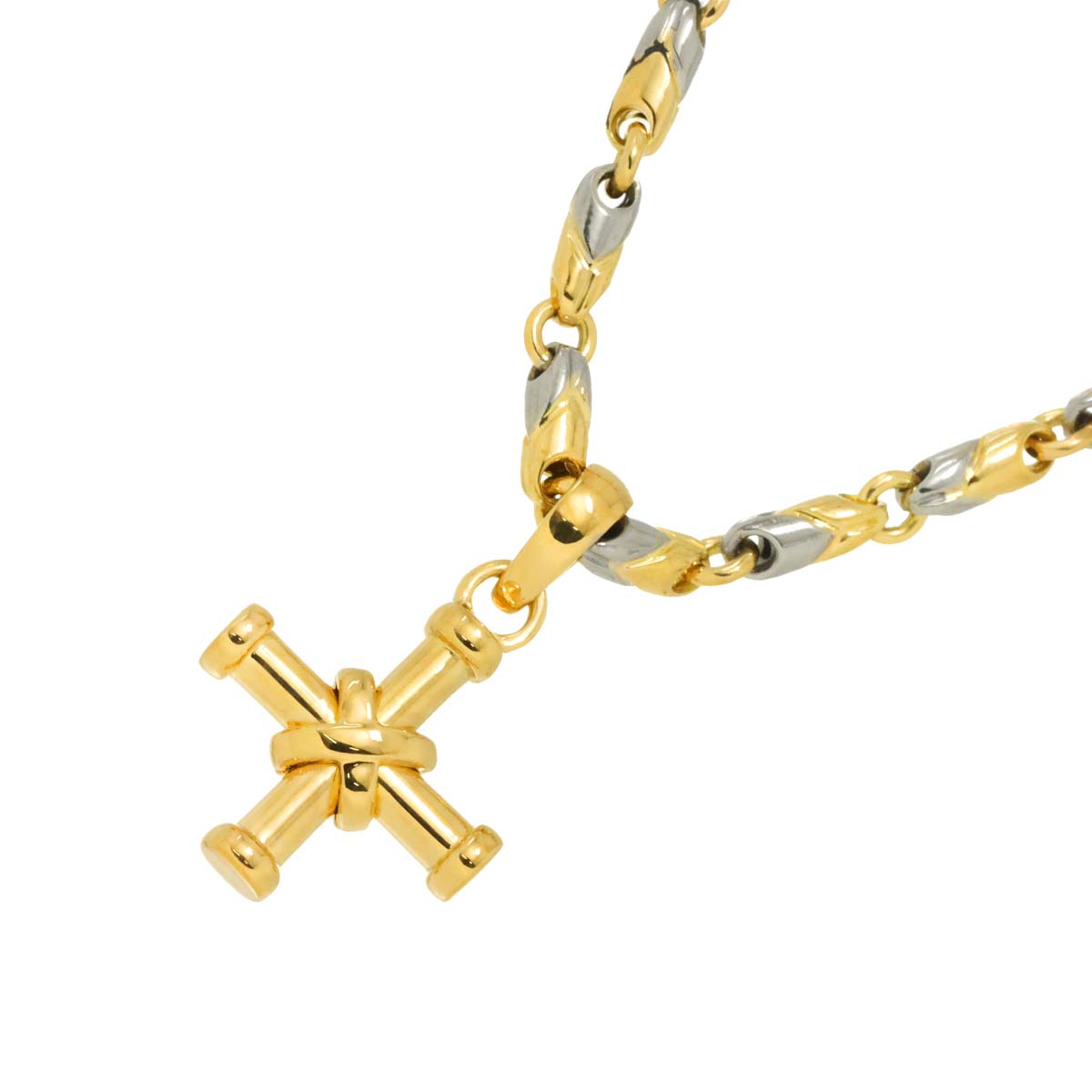Cross Necklace 18K Yellow Gold 750 SS
