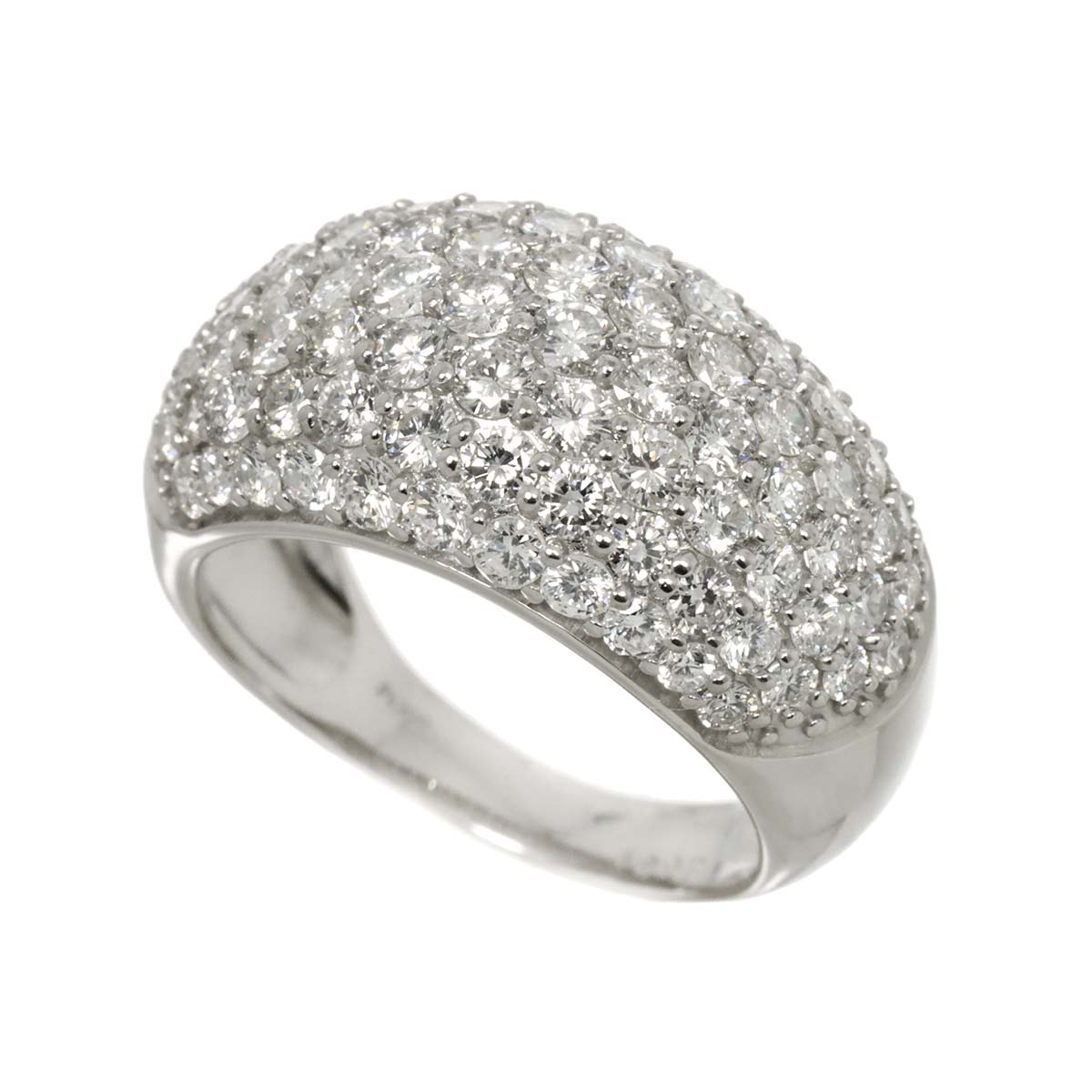 Diamond 4.051ct Ring Pt Platinum size6.75-7.25(US)
