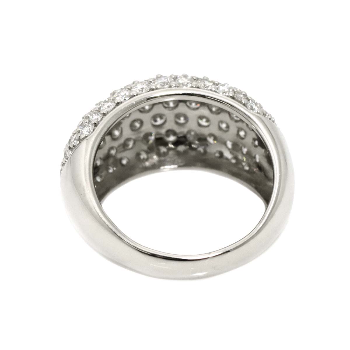 Diamond 4.051ct Ring Pt Platinum size6.75-7.25(US)