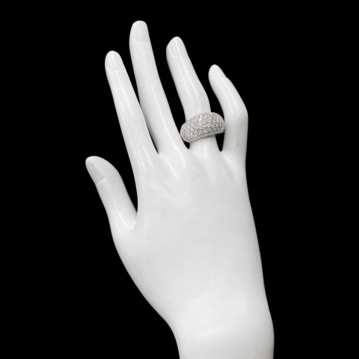 Diamond 4.051ct Ring Pt Platinum size6.75-7.25(US)