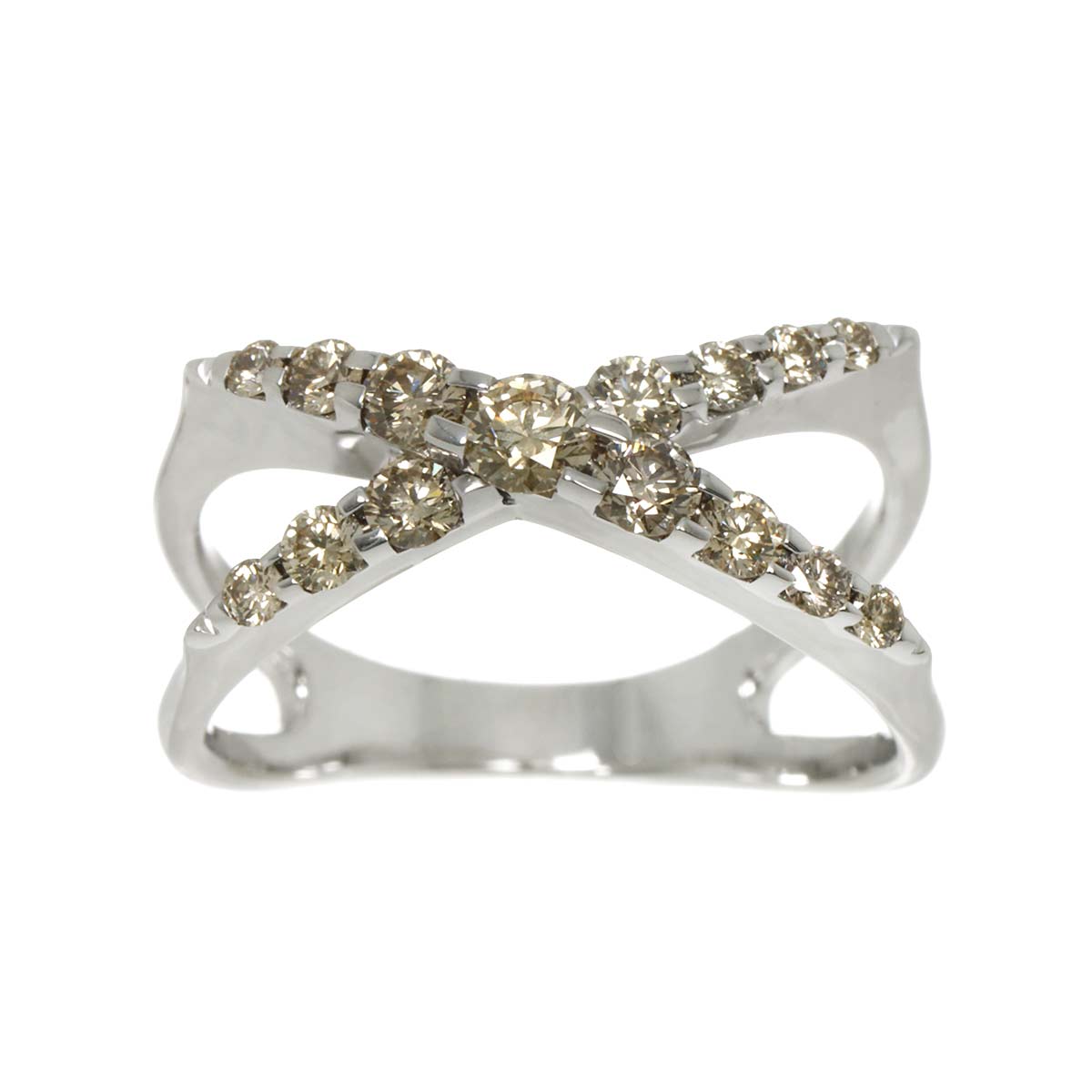 Diamond 1.00ct Ring 18K WG 750 size10-10.25(US)