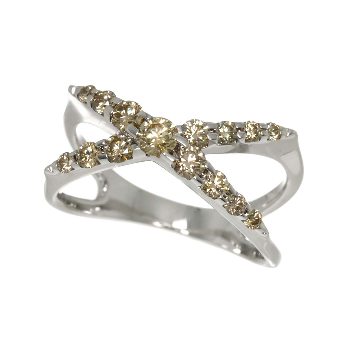Diamond 1.00ct Ring 18K WG 750 size10-10.25(US)