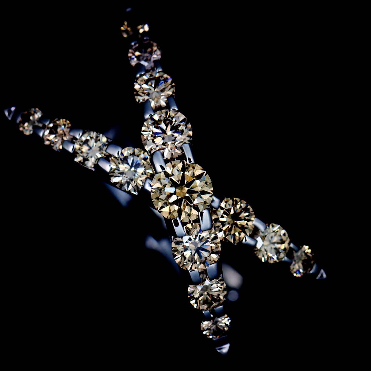 Diamond 1.00ct Ring 18K WG 750 size10-10.25(US)