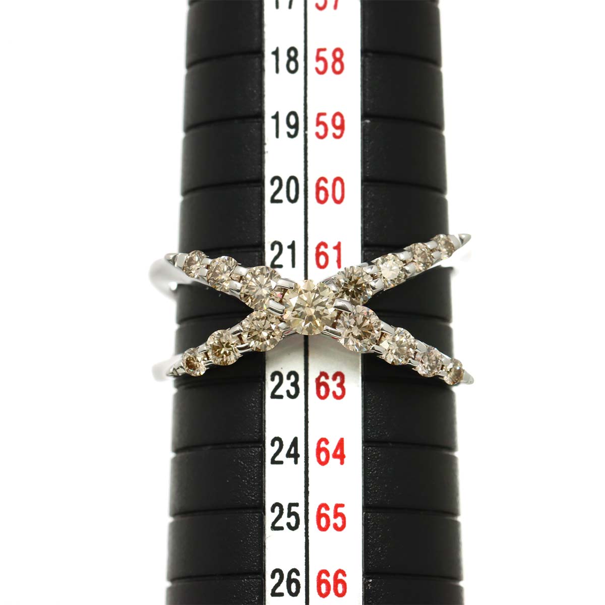 Diamond 1.00ct Ring 18K WG 750 size10-10.25(US)