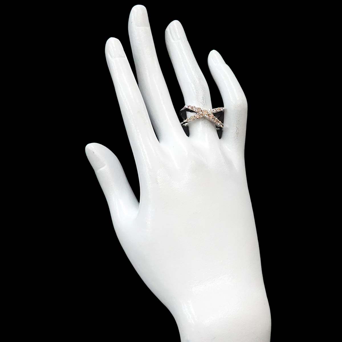 Diamond 1.00ct Ring 18K WG 750 size10-10.25(US)