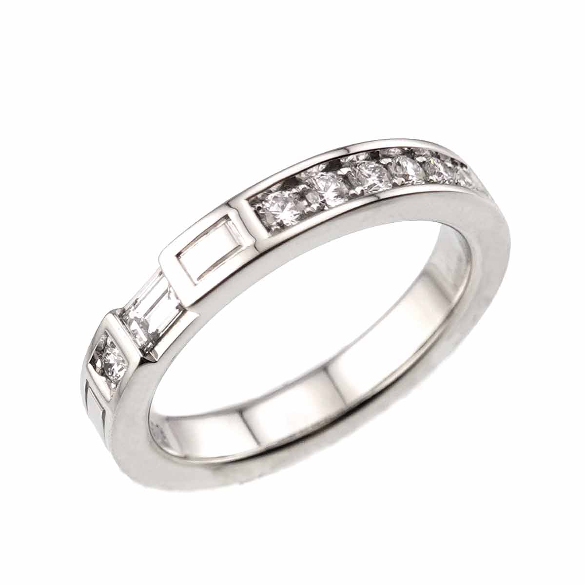 Traffic Diamond Ring Pt Platinum size3.25-3.75(US)