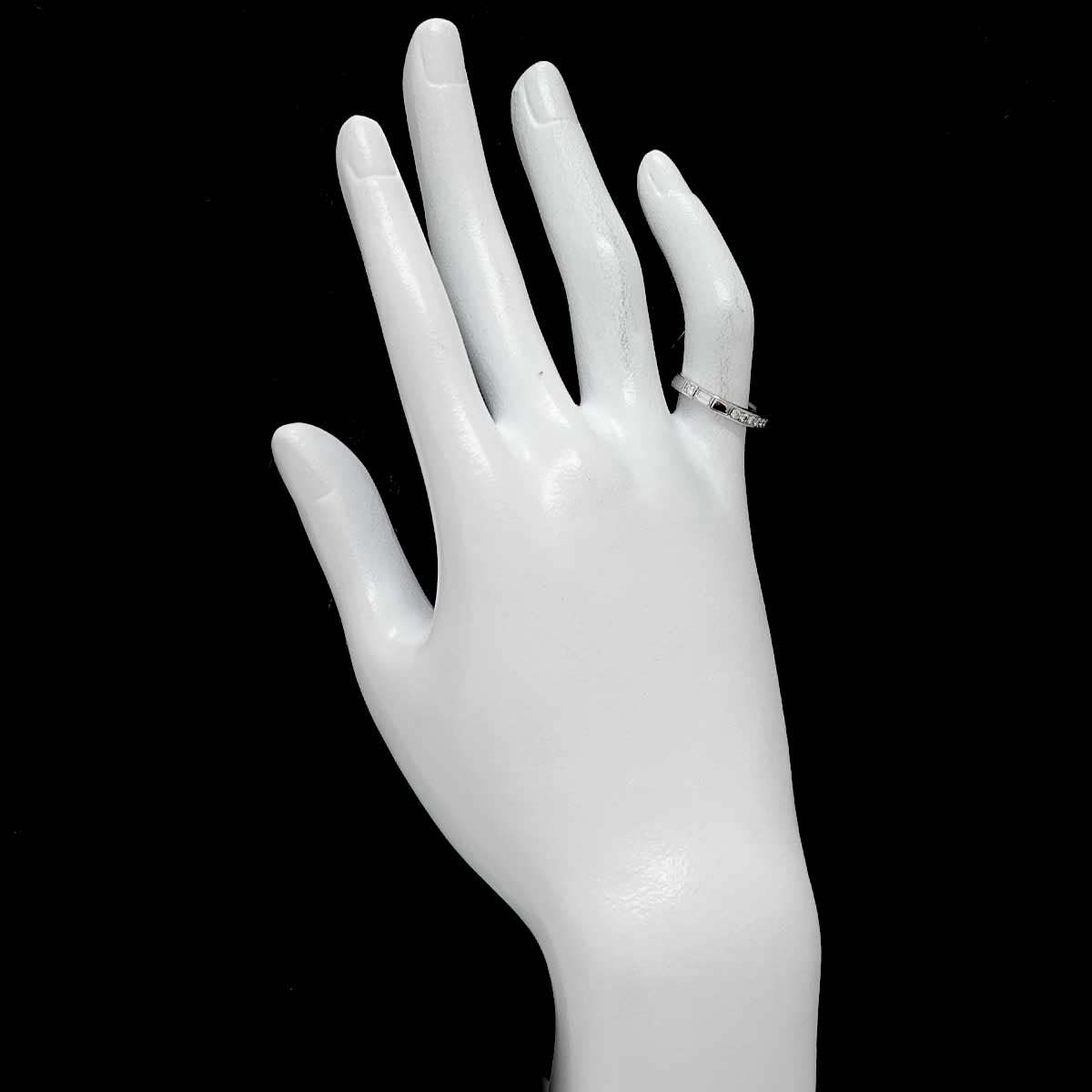 Traffic Diamond Ring Pt Platinum size3.25-3.75(US)