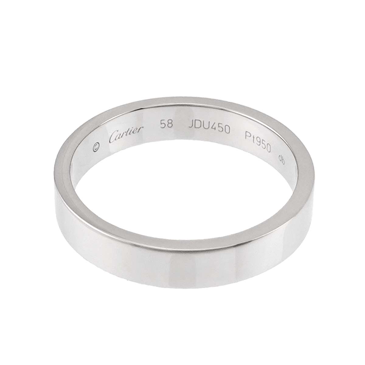 C de Ring Platinum size58 8.25(US)
