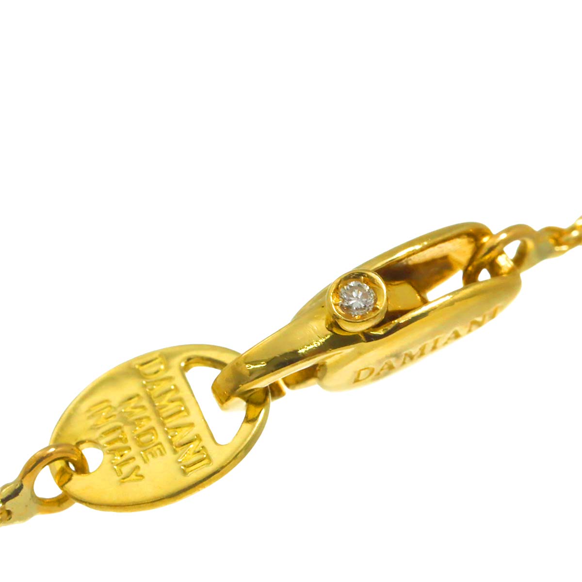 Belle Epoque XS Diamond Cross Necklace 18K YG 750