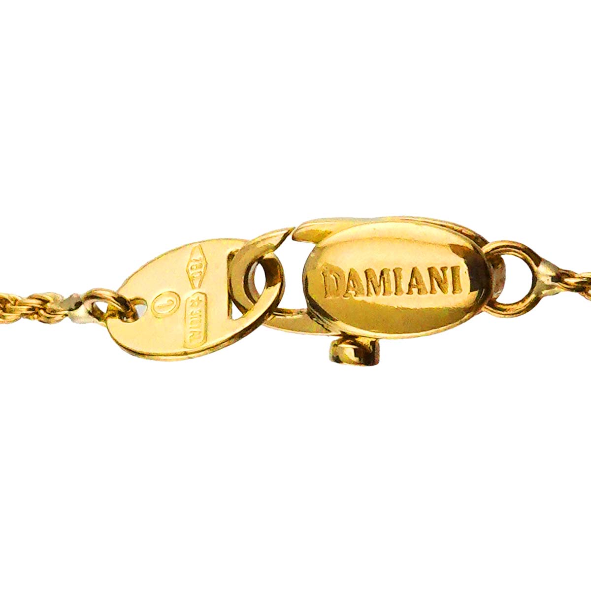 Belle Epoque XS Diamond Cross Necklace 18K YG 750