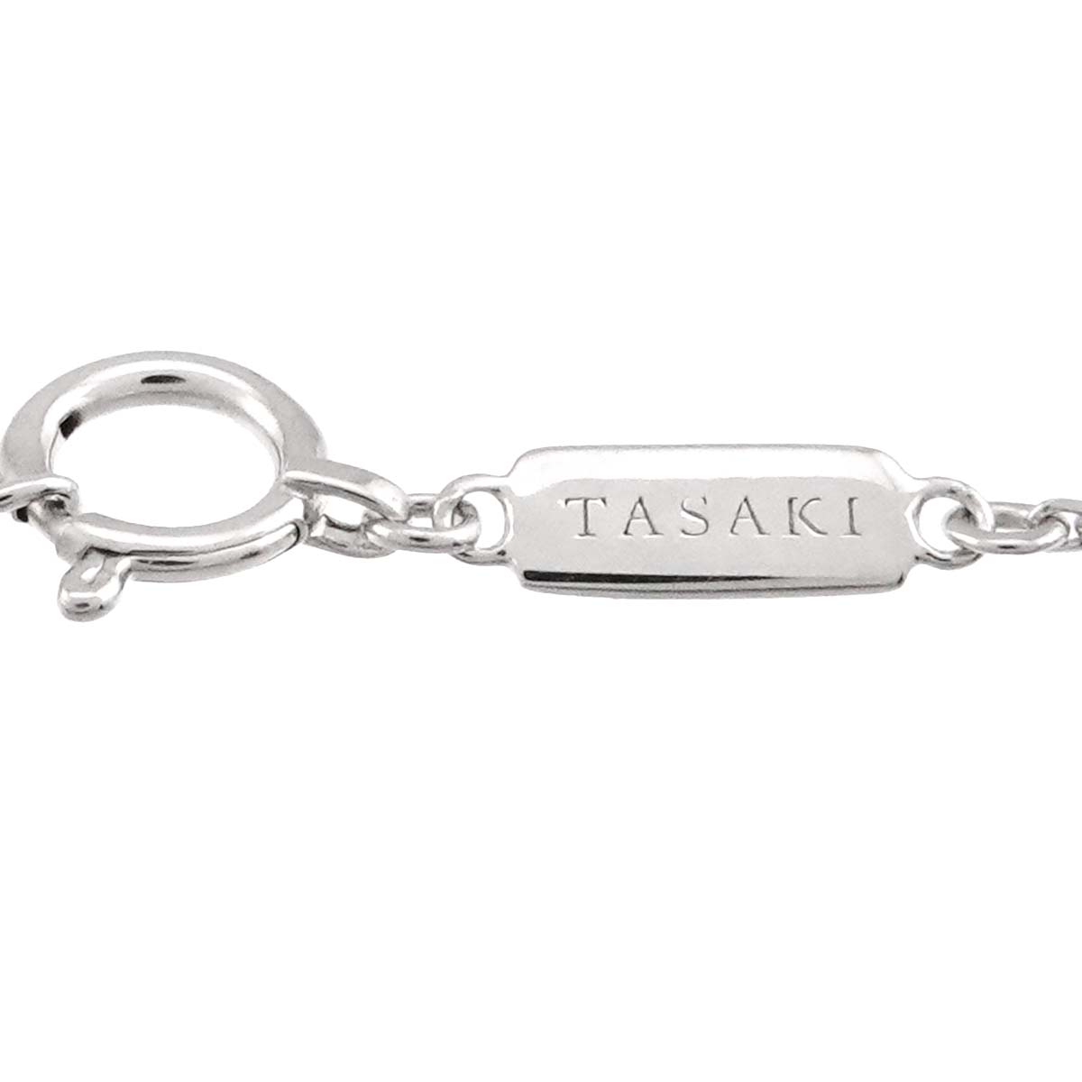 Balance Akoya Pearl 8.9-5.3mm Diamond 0.09ct Necklace 18K WG 750