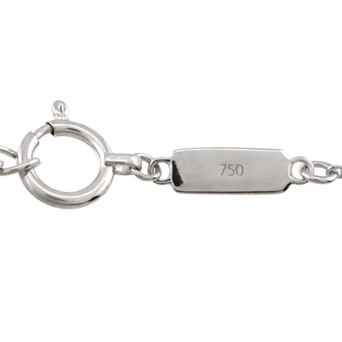 Balance Akoya Pearl 8.9-5.3mm Diamond 0.09ct Necklace 18K WG 750