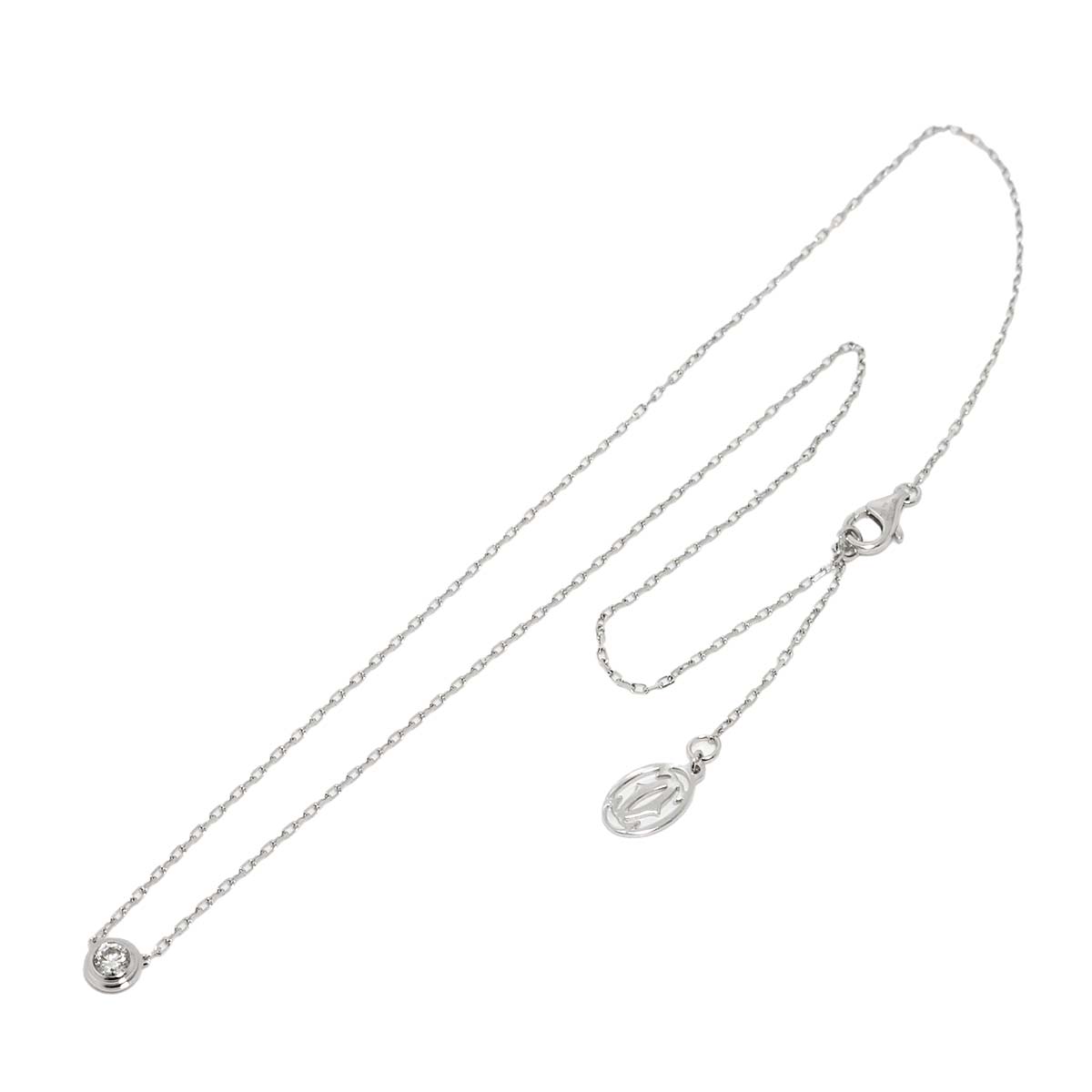 d Amour Diamond LM Necklace 18K WG 750