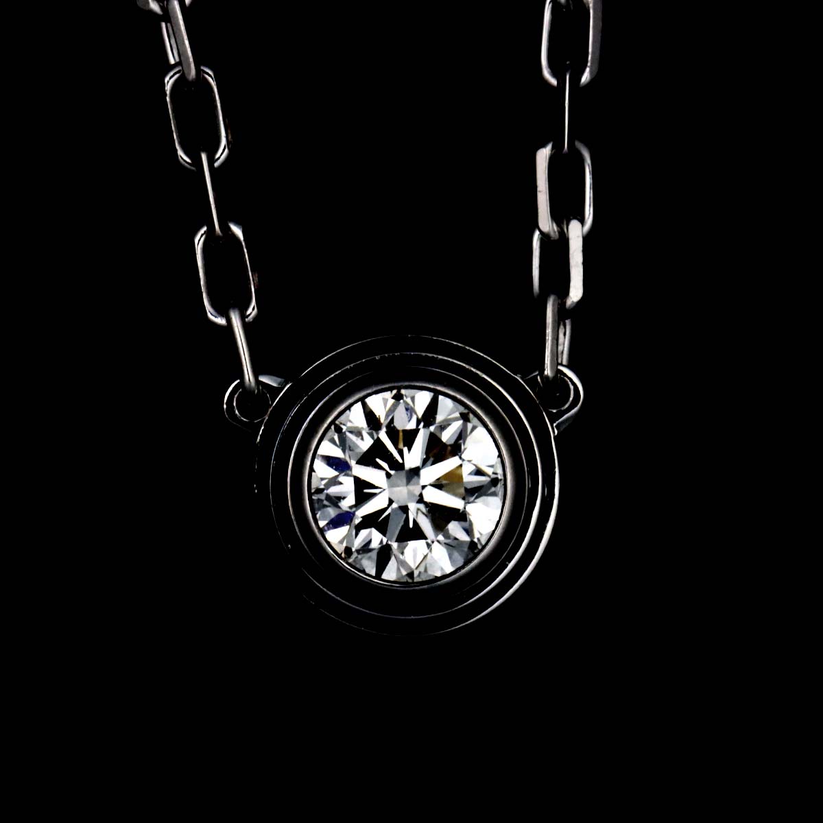 d Amour Diamond LM Necklace 18K WG 750