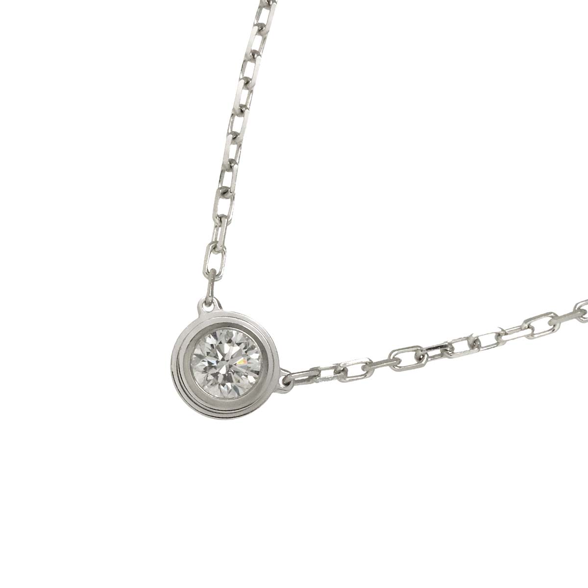 d Amour Diamond LM Necklace 18K WG 750