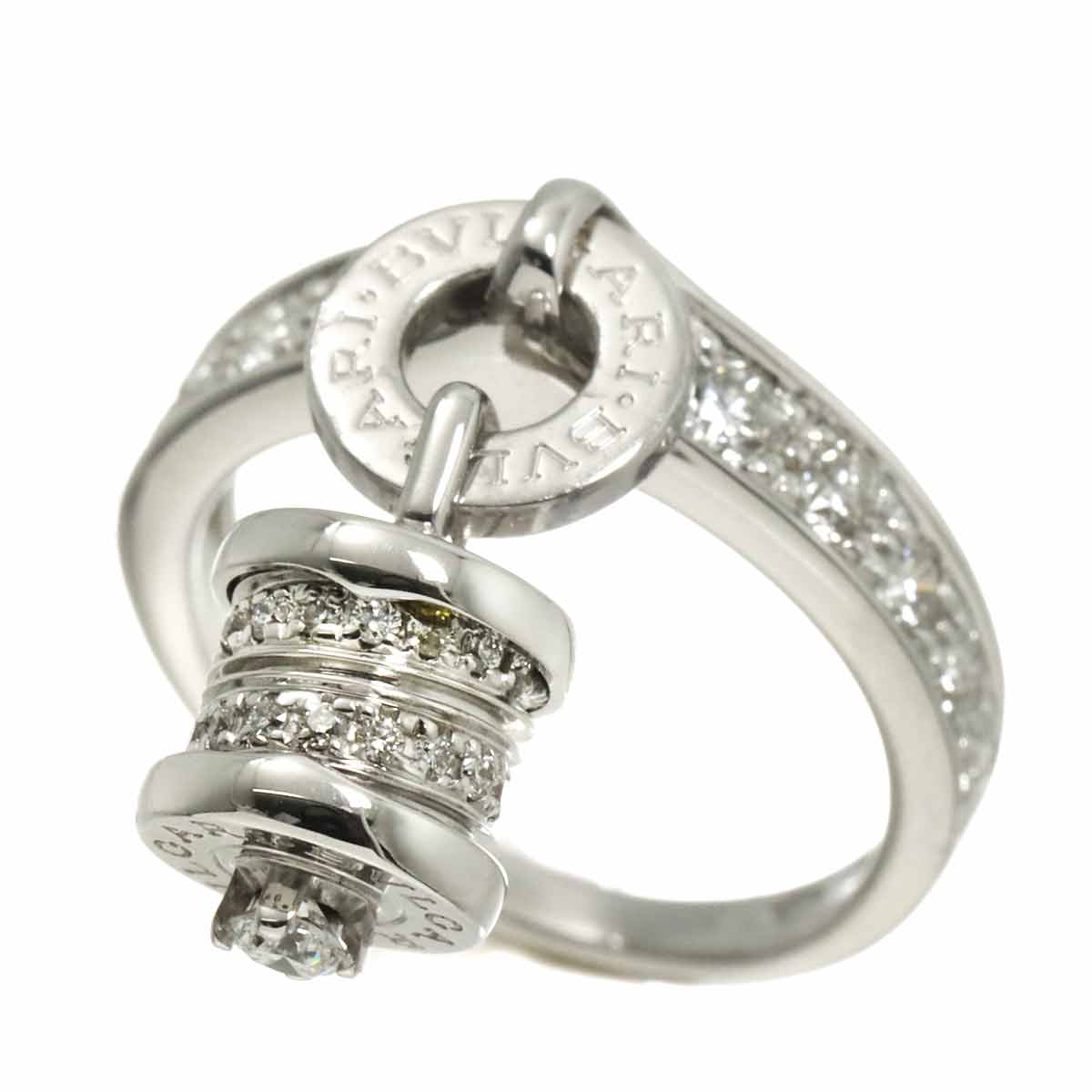 B-ZERO1 Element Diamond Ring 18K WG 750 size5.75-6(US)