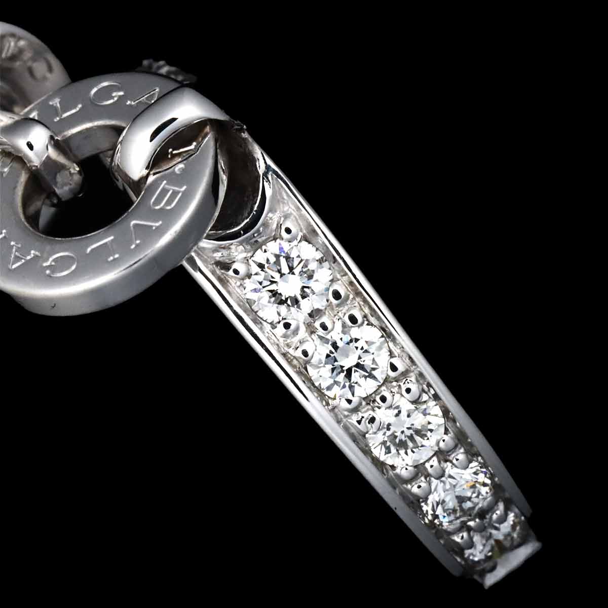 B-ZERO1 Element Diamond Ring 18K WG 750 size5.75-6(US)