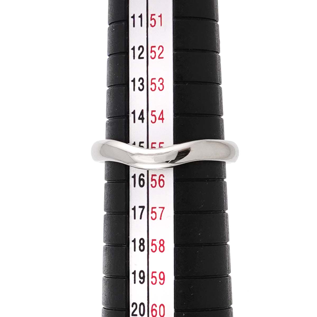 Wide Curved Band Ring Pt Platinum size7.25(US)