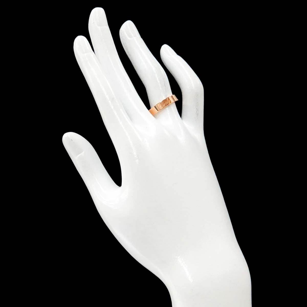 C de Ring 18K Pink Gold 750 Size55 6.75-7.25(US)