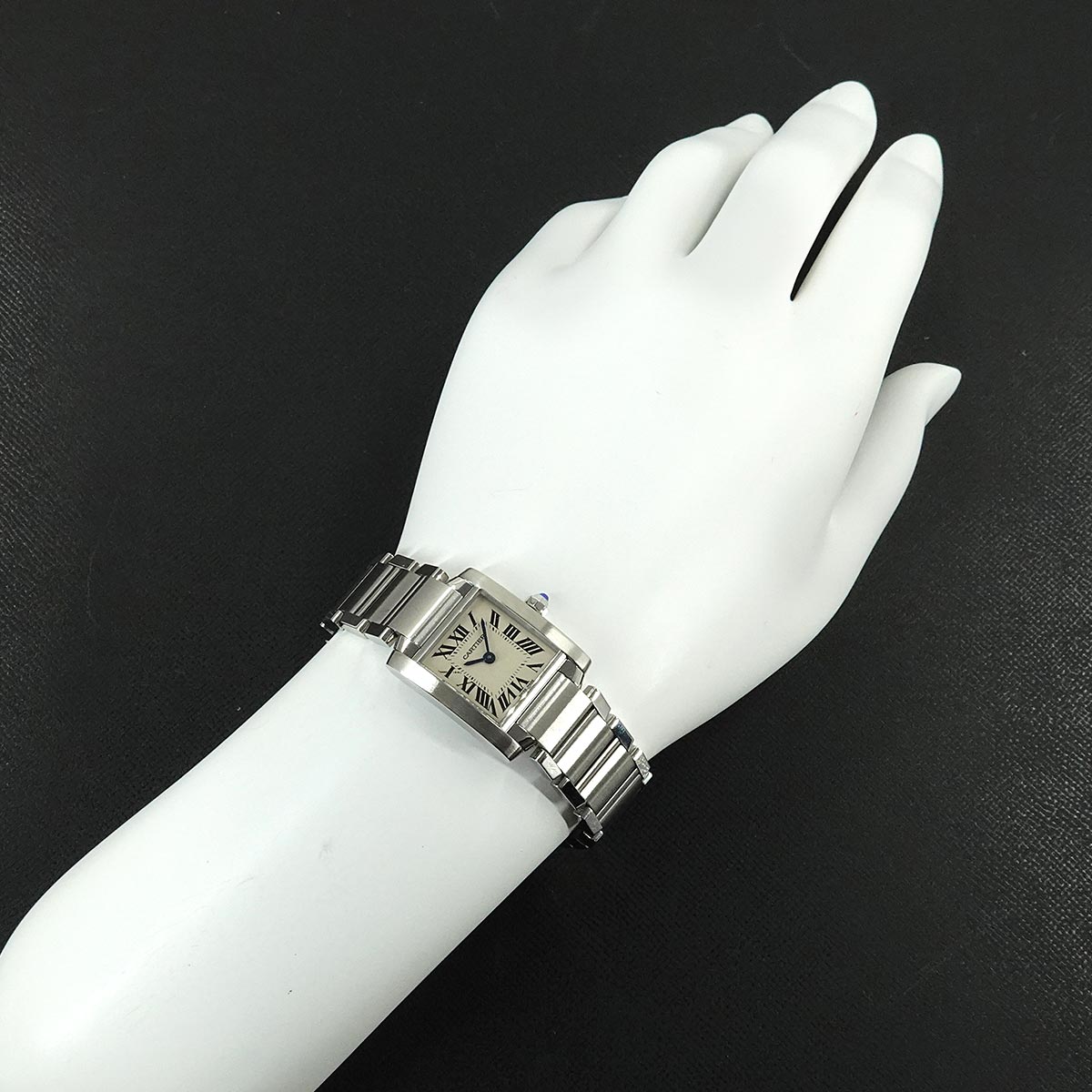 Tank Francaise SM W51008Q3 Quartz Cream Dial Ladies Watch