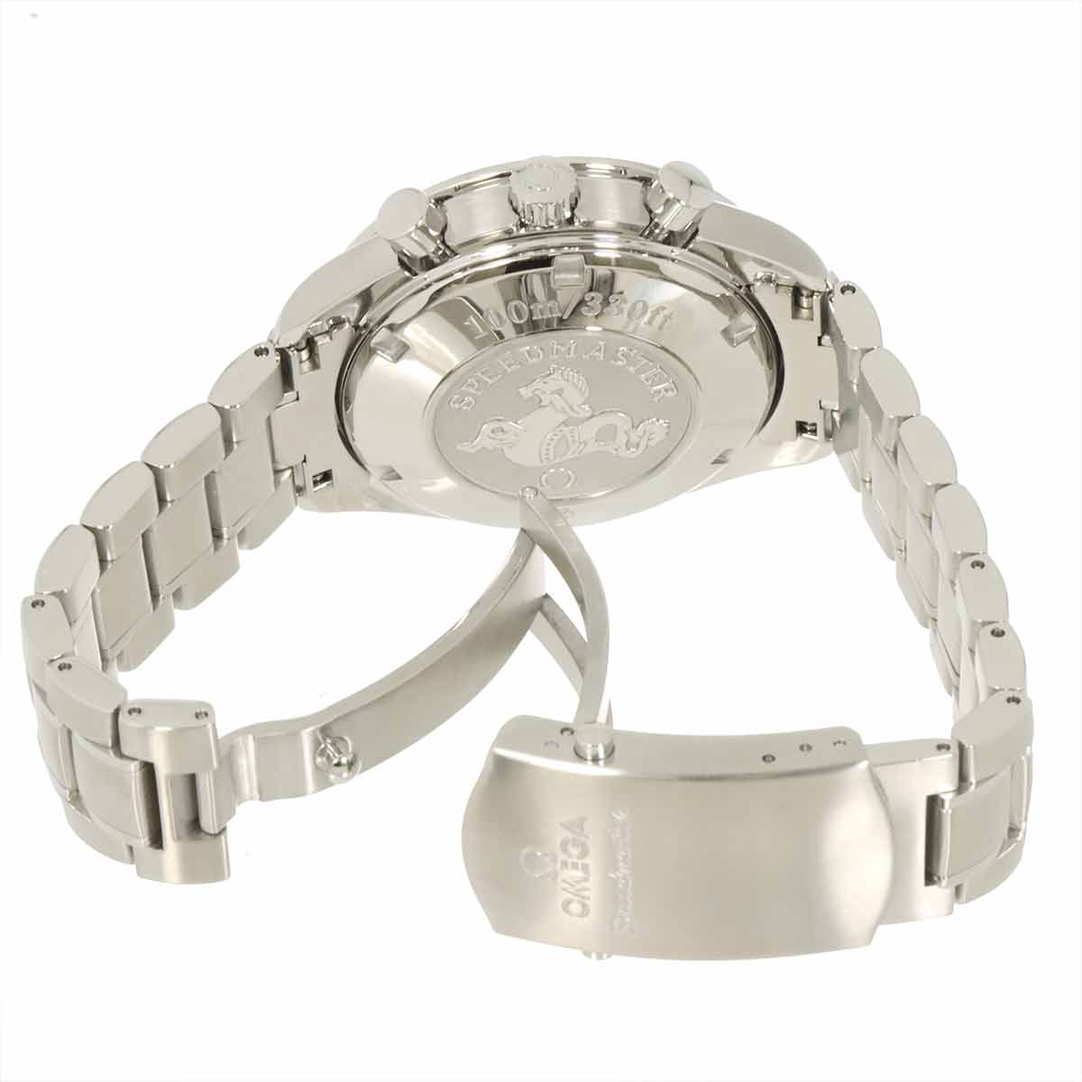 Speedmaster Date 323 30 40 40 06 001 Gray Black Dial Mens