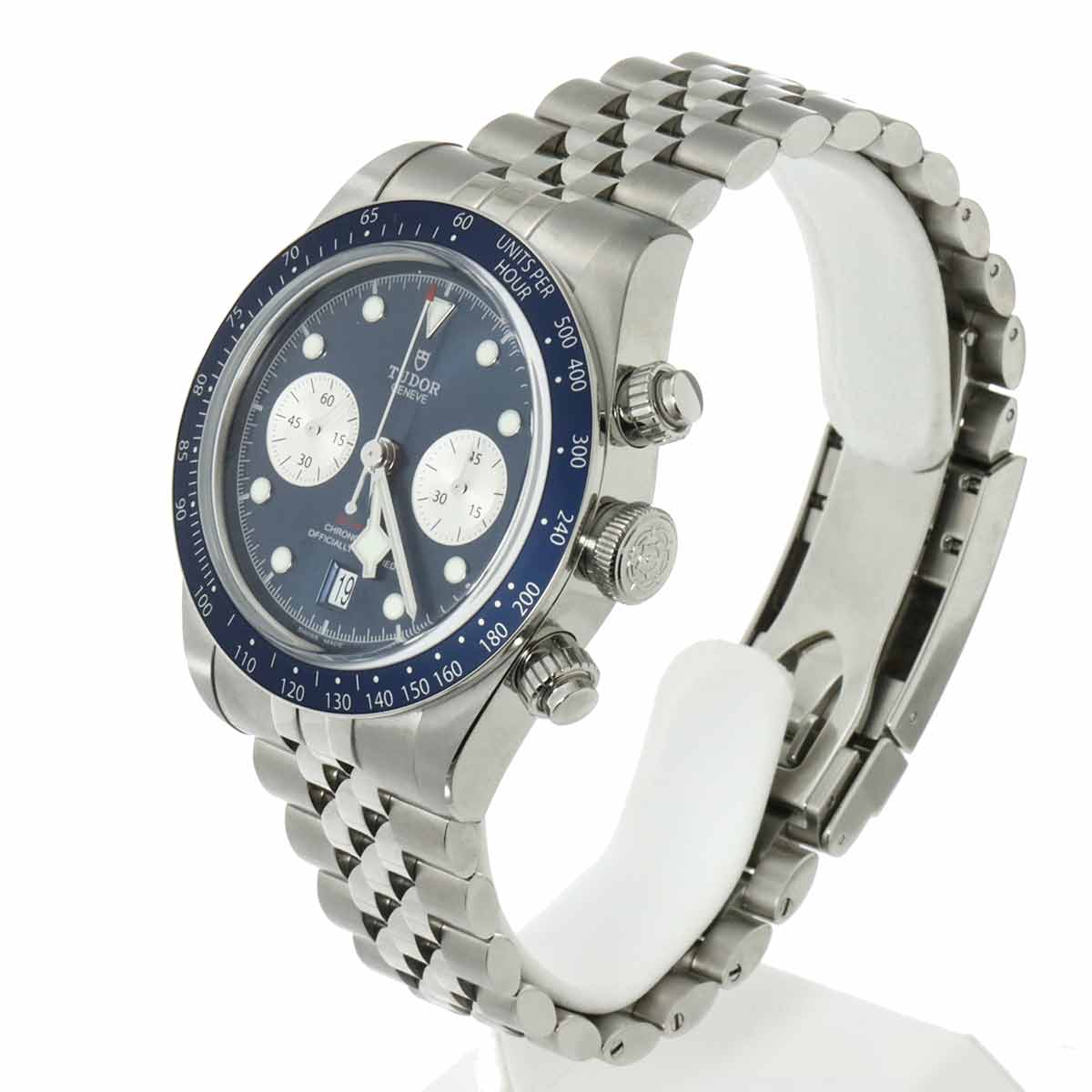 Black Bay Chronograph 79360B Automatic Blue Dial Mens Watch