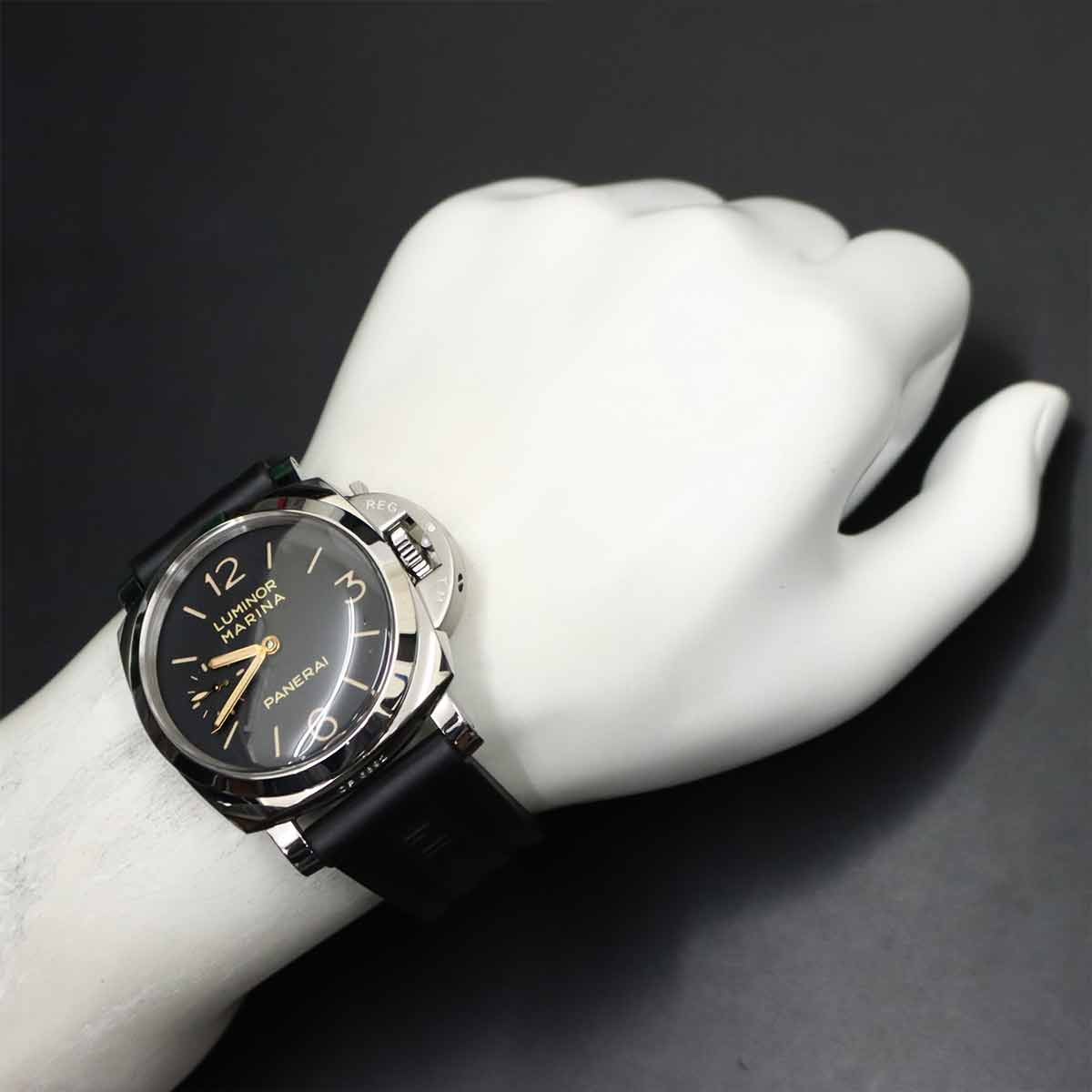 Luminor Marina PAM00422 Hand Winding Black Dial Mens Watch