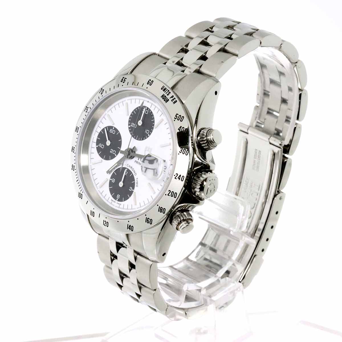 Chrono Time Tiger 79280P Date Automatic White Dial Men's Watch
