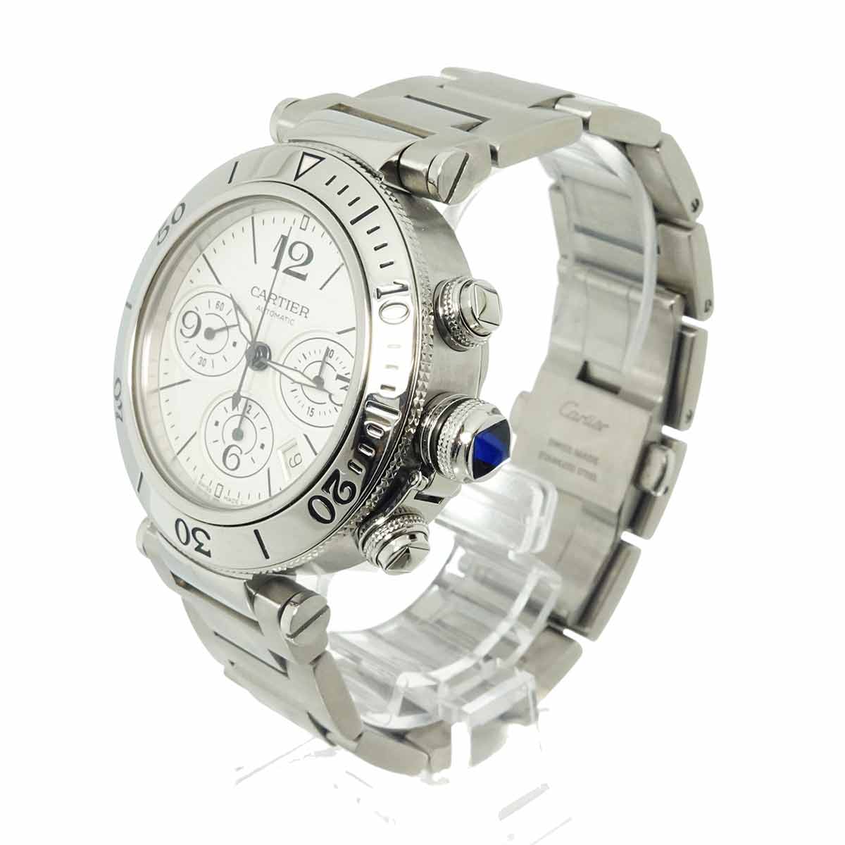 Pasha Seatimer Chronograph W31089M7 Automatic Silver Dial