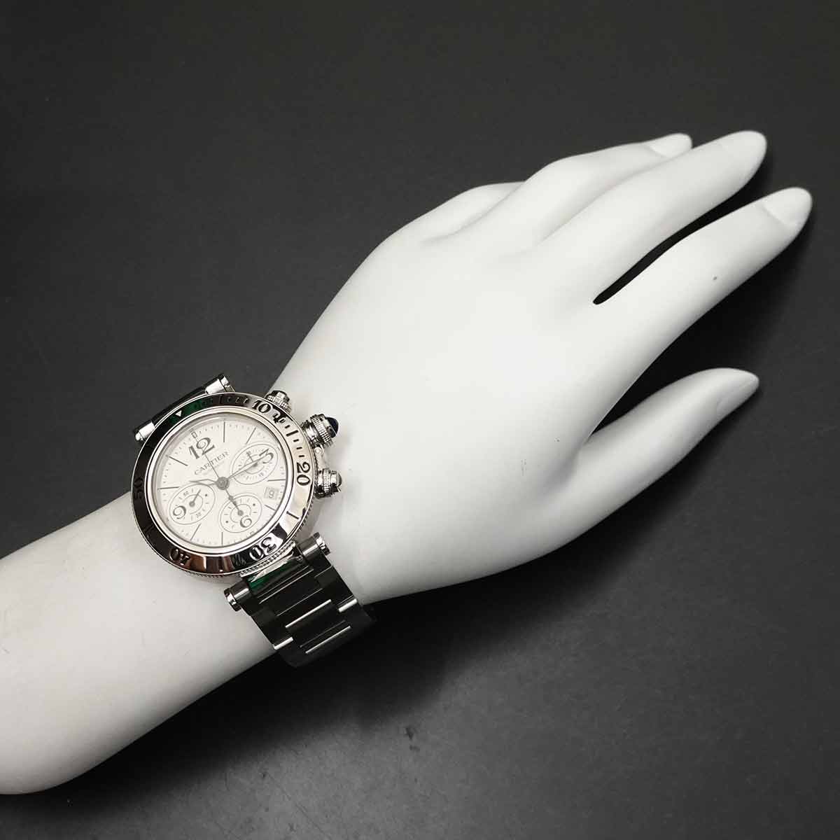 Pasha Seatimer Chronograph W31089M7 Automatic Silver Dial