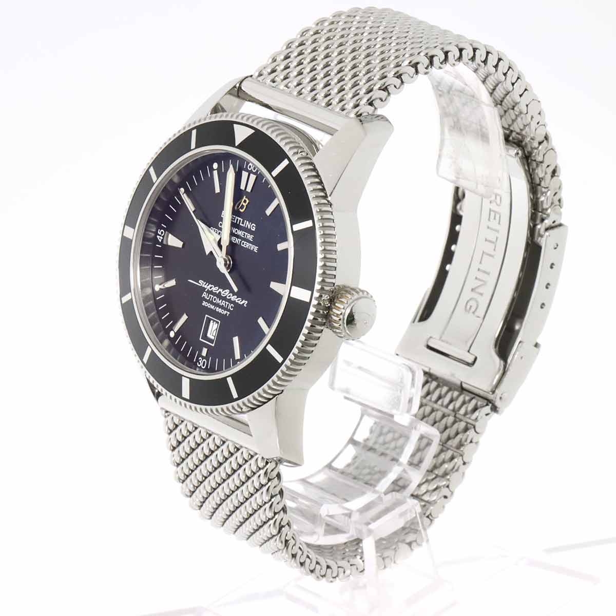 SuperOcean Heritage 46 A17320 Date Black Dial Mens