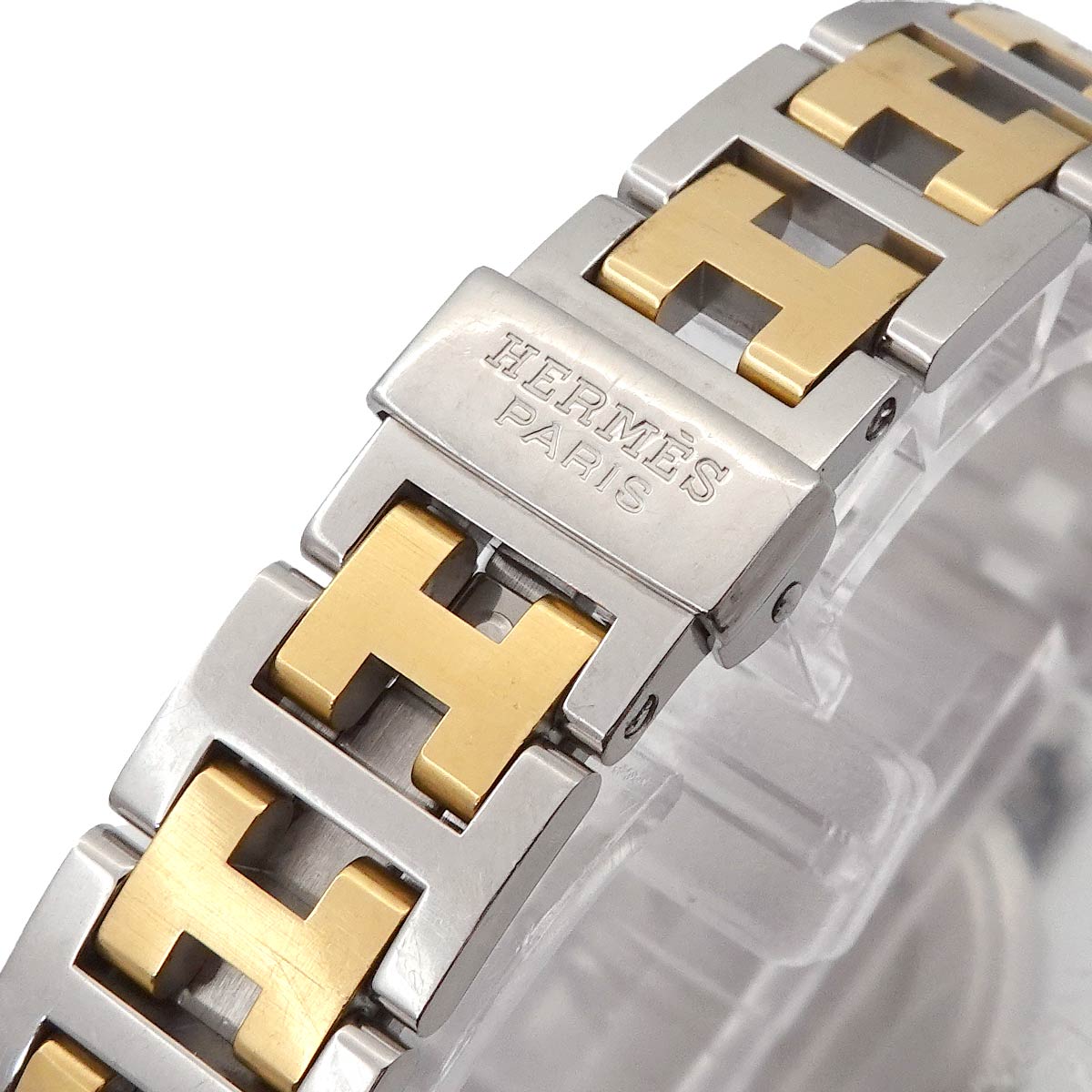 Clipper Two Tone CL4 220 Quartz Date cream Dial Ladies Watch