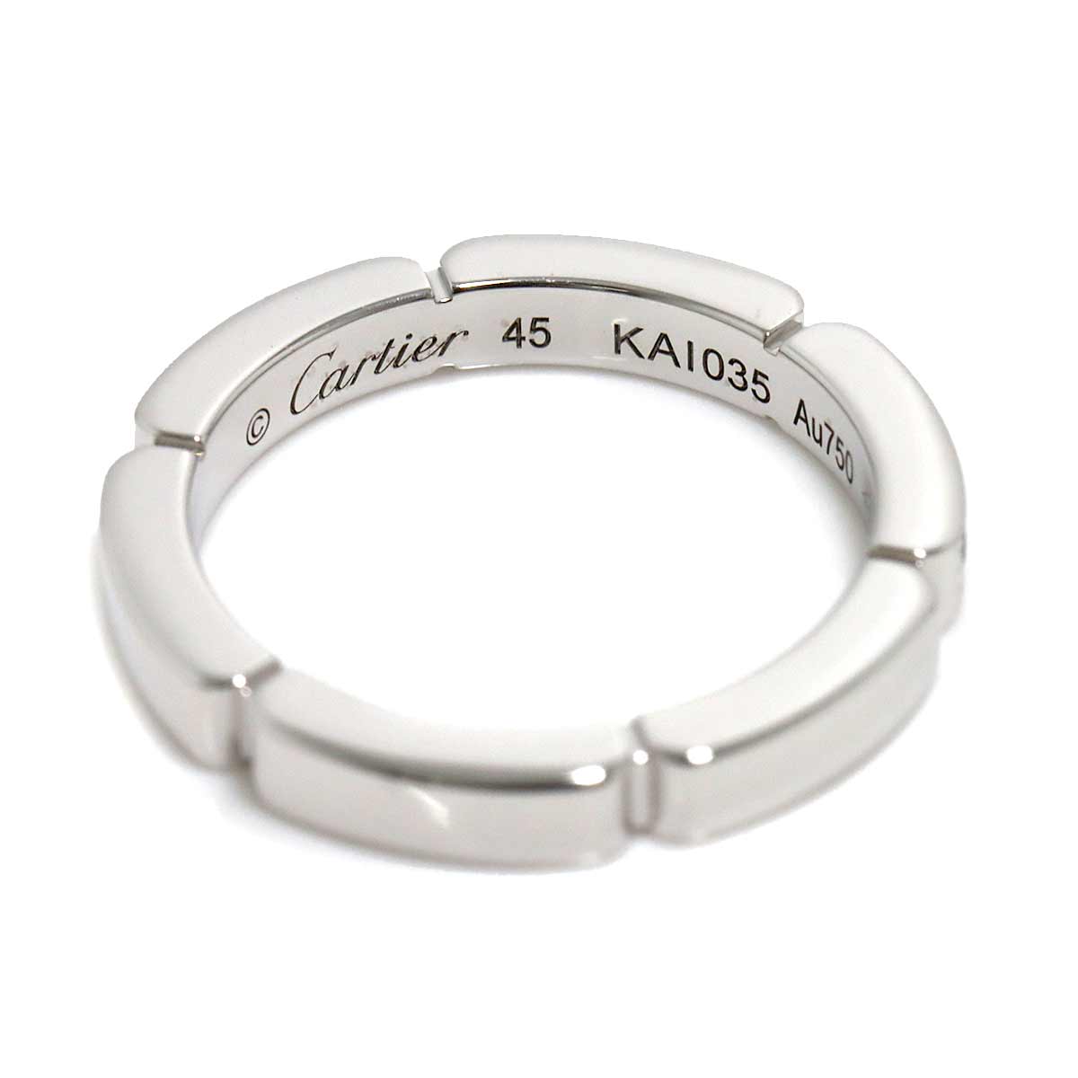 Maillon Panthere Ring Diamond 18K 750 Size45 3.25(US)