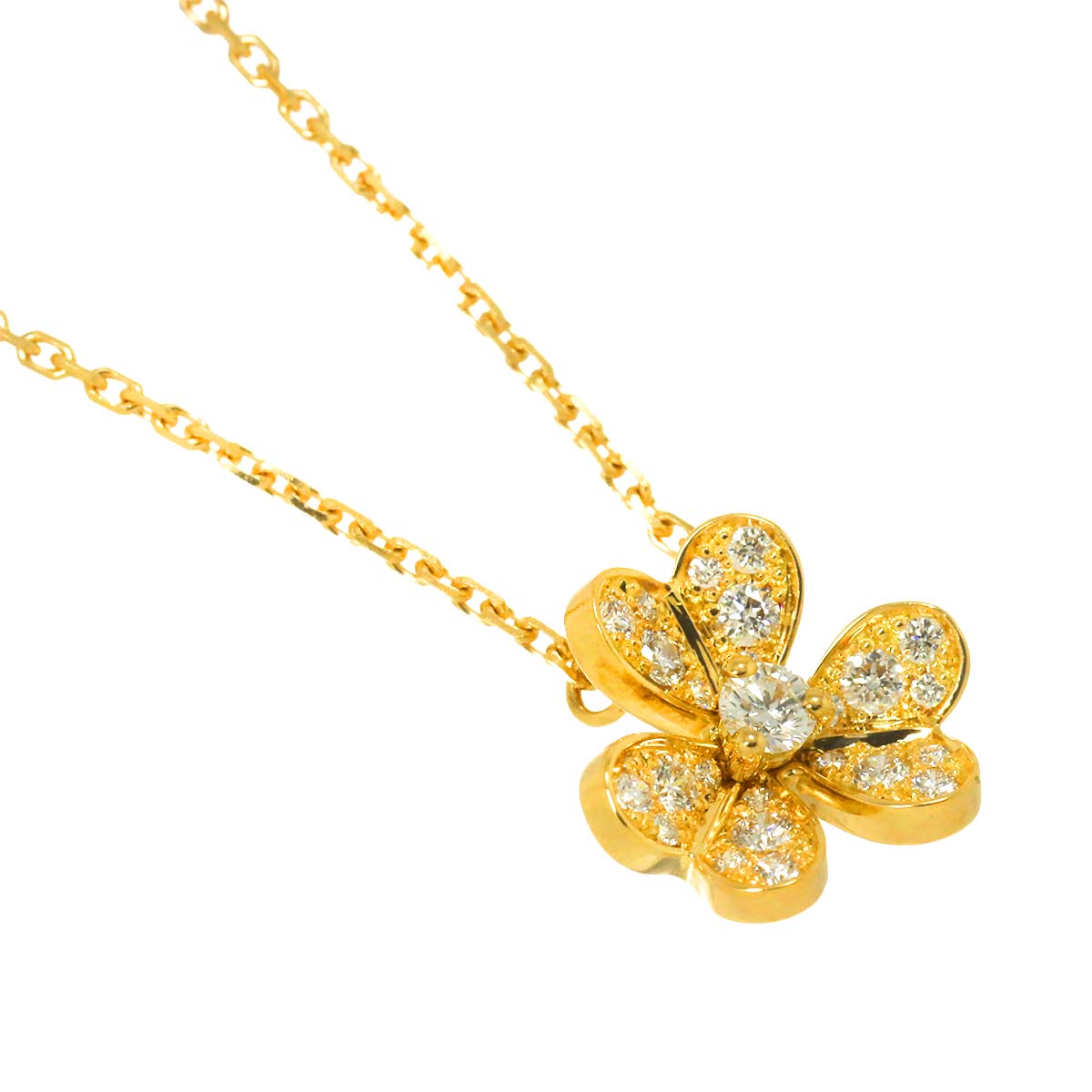 Frivole Diamond Mini Necklace 18K YG 750